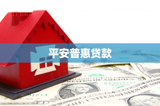 黄南平安普惠贷款