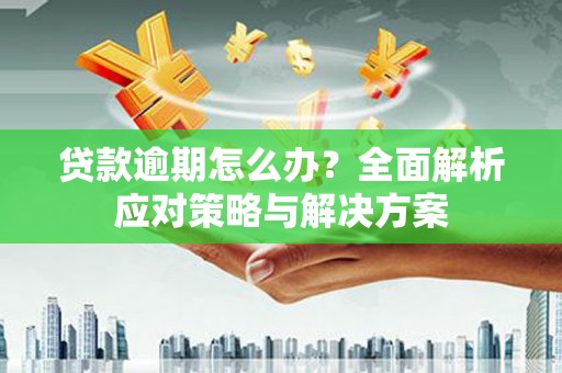 黄南贷款逾期怎么办？全面解析应对策略与解决方案