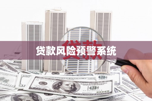 黄南贷款风险预警系统