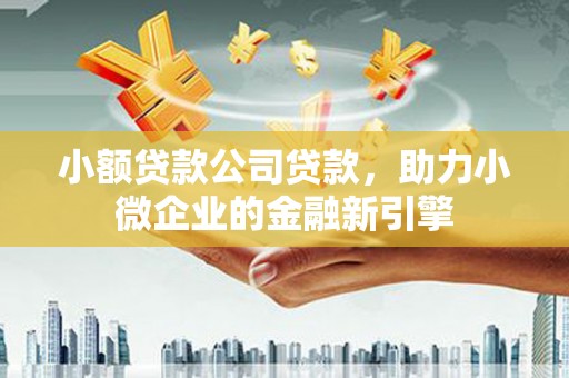 黄南小额贷款公司贷款，助力小微企业的金融新引擎