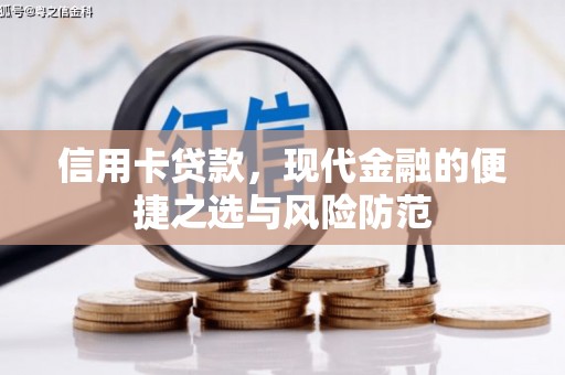 黄南信用卡贷款，现代金融的便捷之选与风险防范