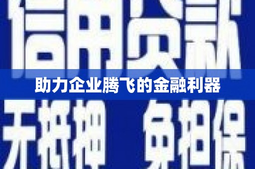 黄南助力企业腾飞的金融利器