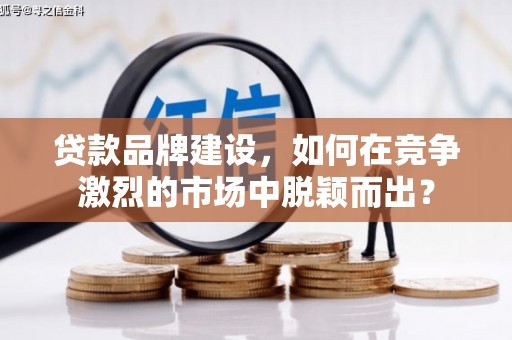 黄南贷款品牌建设，如何在竞争激烈的市场中脱颖而出？