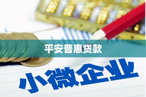 黄南平安普惠贷款