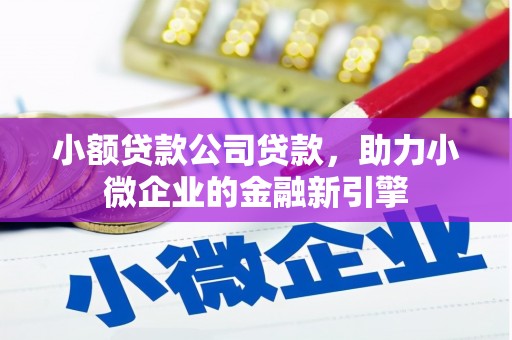 黄南小额贷款公司贷款，助力小微企业的金融新引擎