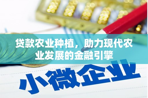 黄南贷款农业种植，助力现代农业发展的金融引擎