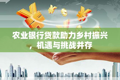 黄南农业银行贷款助力乡村振兴，机遇与挑战并存