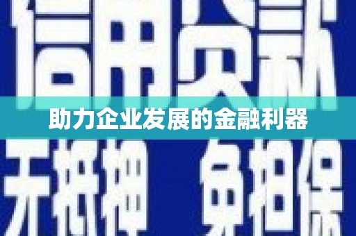 黄南助力企业发展的金融利器