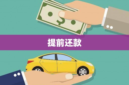 黄南提前还款