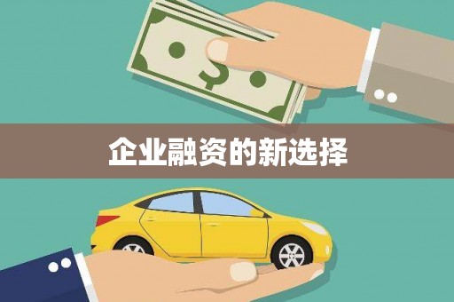 黄南企业融资的新选择