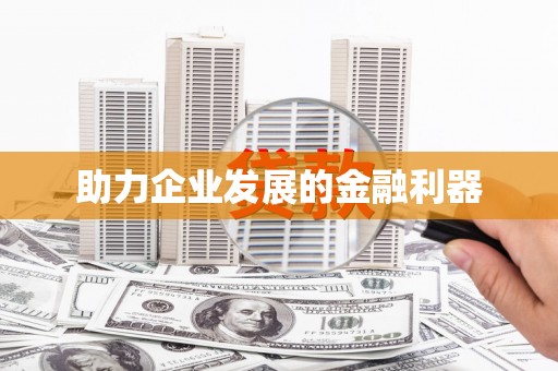 黄南助力企业发展的金融利器