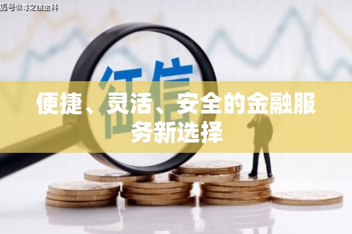 黄南便捷、灵活、安全的金融服务新选择