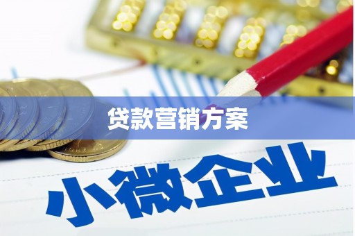 黄南贷款营销方案