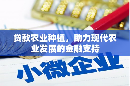 黄南贷款农业种植，助力现代农业发展的金融支持