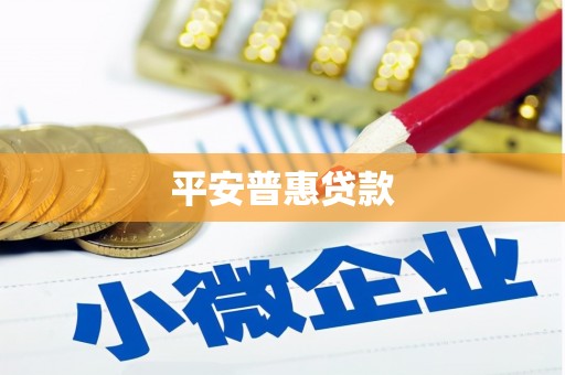 黄南平安普惠贷款
